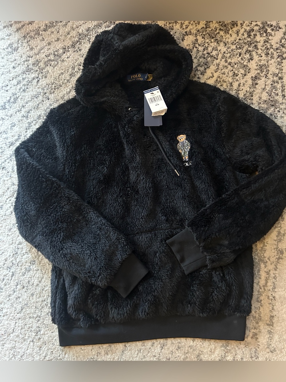 Polo Ralph Lauren Men's Polo Bear High Pile Fleece Hoodie